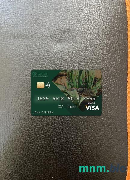 Angola Comercial bank wygląd zdjęcia karty wizowej skan PSD + zdjęcie